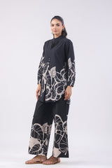 Monochrome Bloom Co-ord Set
