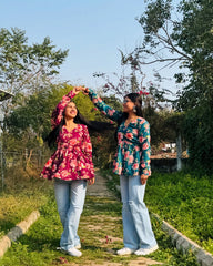 Forest Bloom Cotton Top