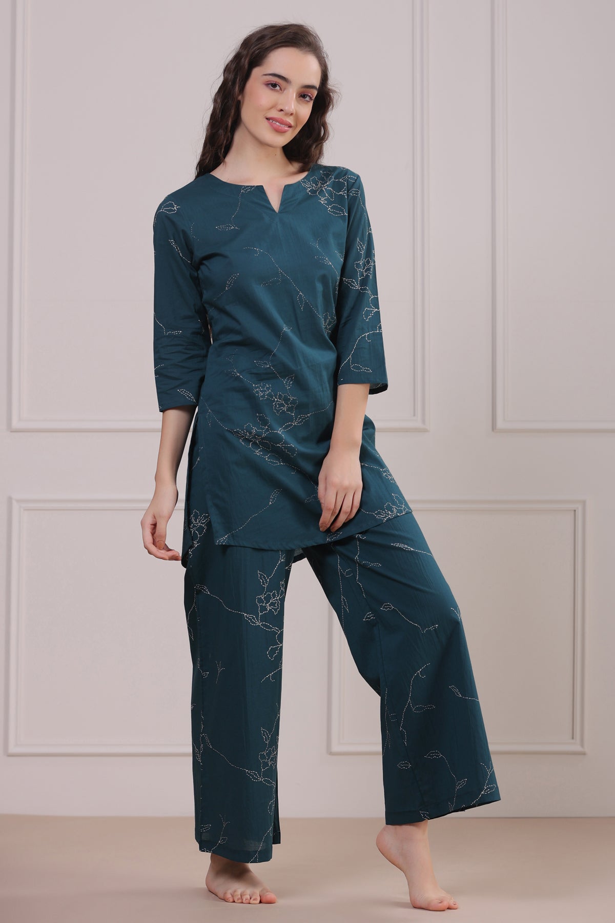 Minimal Thread Blossom Co-ord Set – Multiple Colors