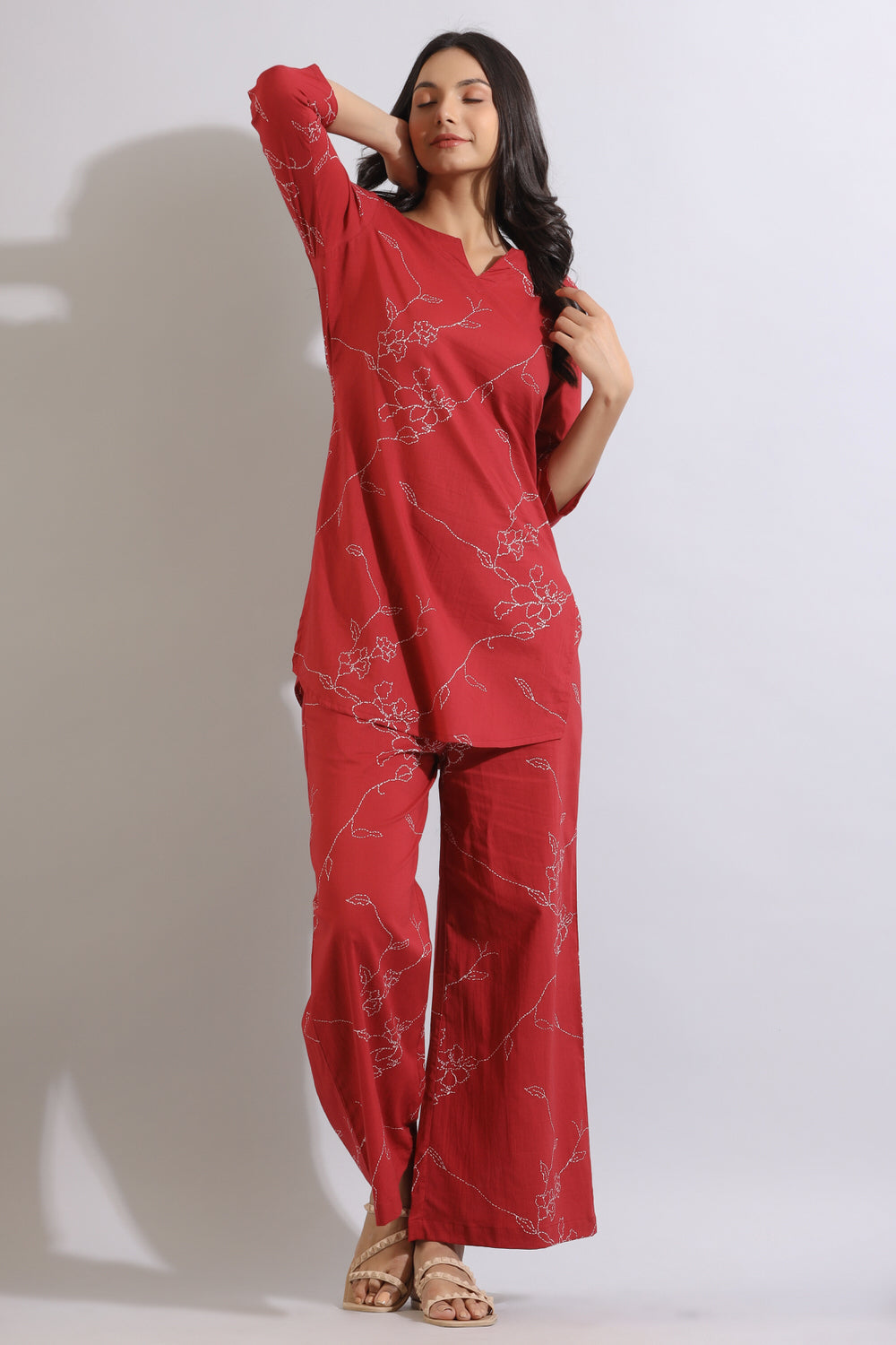 Minimal Thread Blossom Co-ord Set – Multiple Colors