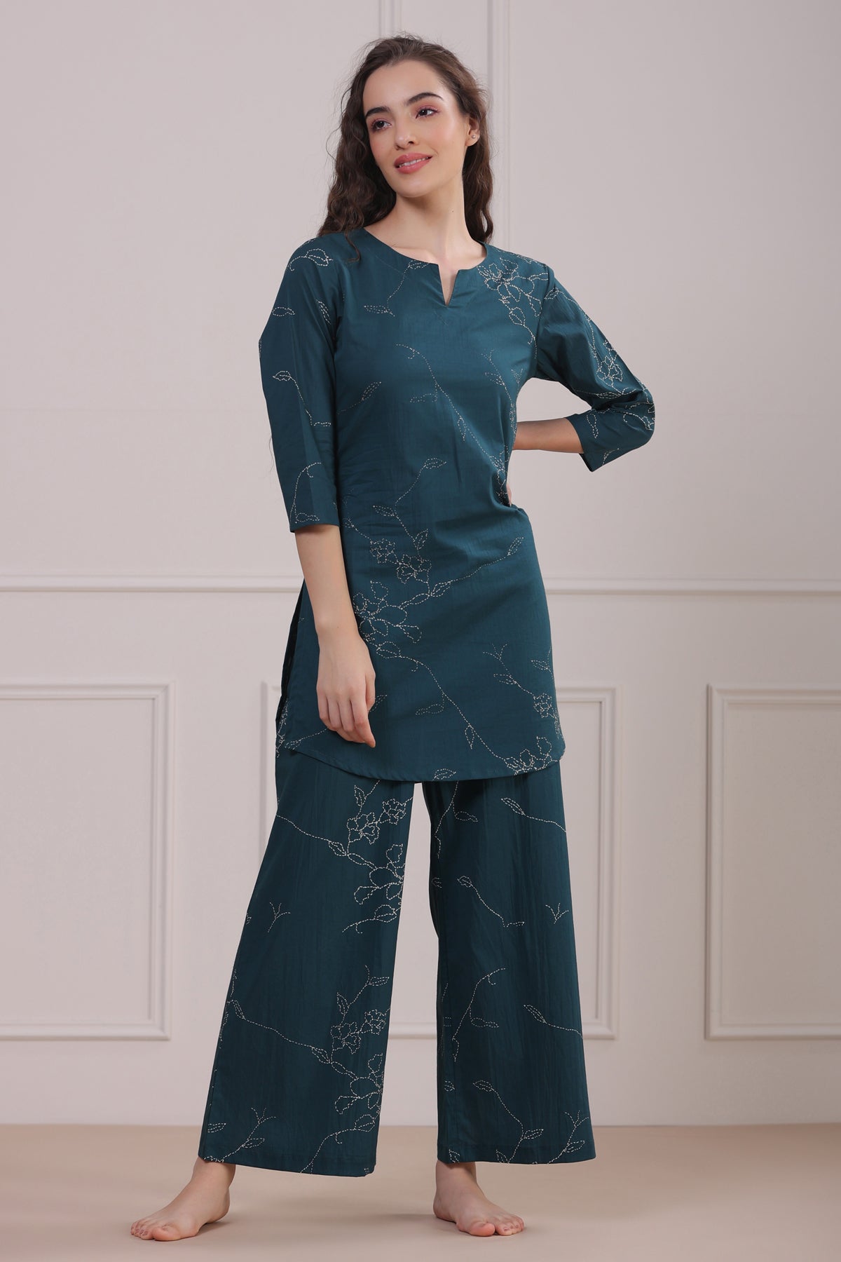 Minimal Thread Blossom Co-ord Set – Multiple Colors