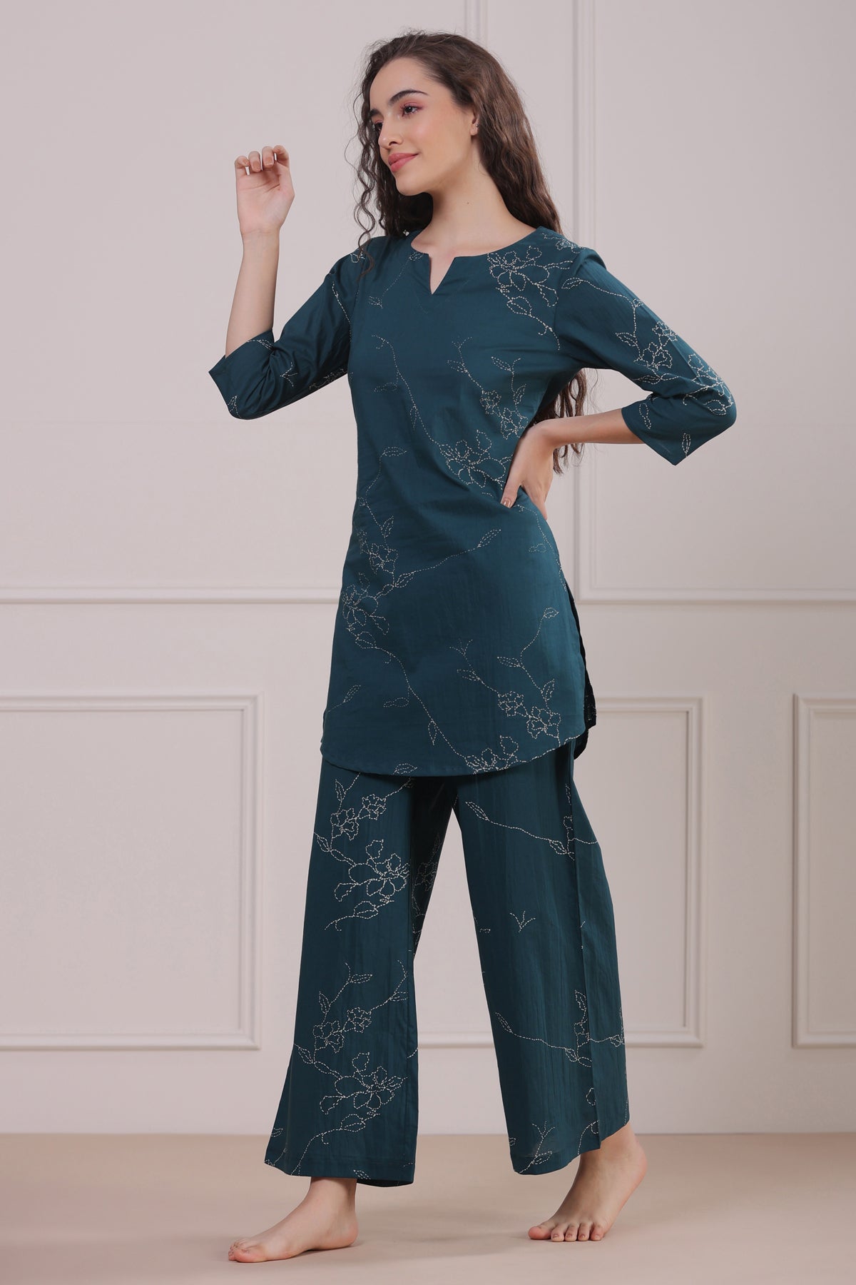 Minimal Thread Blossom Co-ord Set – Multiple Colors