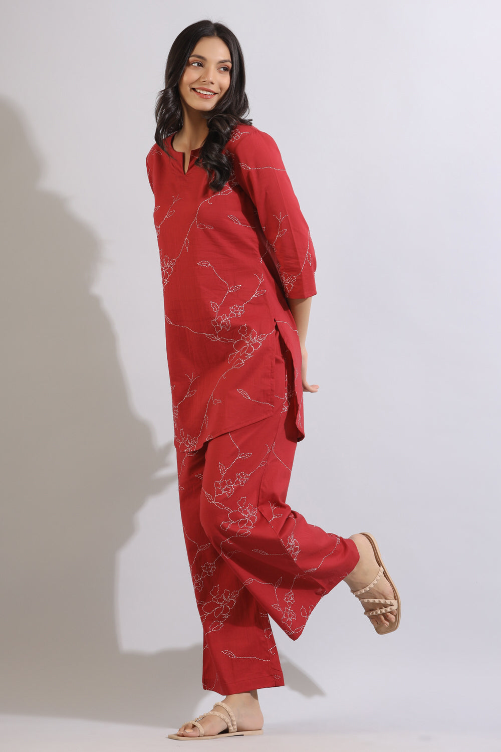 Minimal Thread Blossom Co-ord Set – Multiple Colors