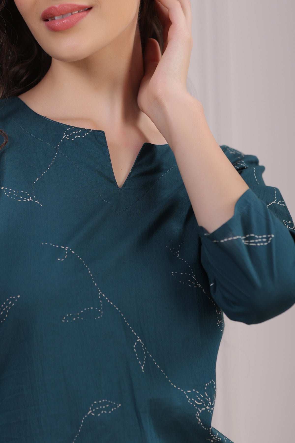 Minimal Thread Blossom Co-ord Set – Multiple Colors