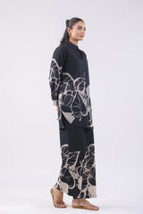 Monochrome Bloom Co-ord Set