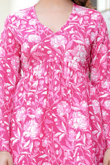 Rosewood Bloom Cotton Top
